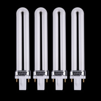 Lampa do suszenia paznokci 4 szt. 9 w suszarka do paznokci, UV świetlówka rura zastępcza sztuka książki lakier do paznokci do manicure 2